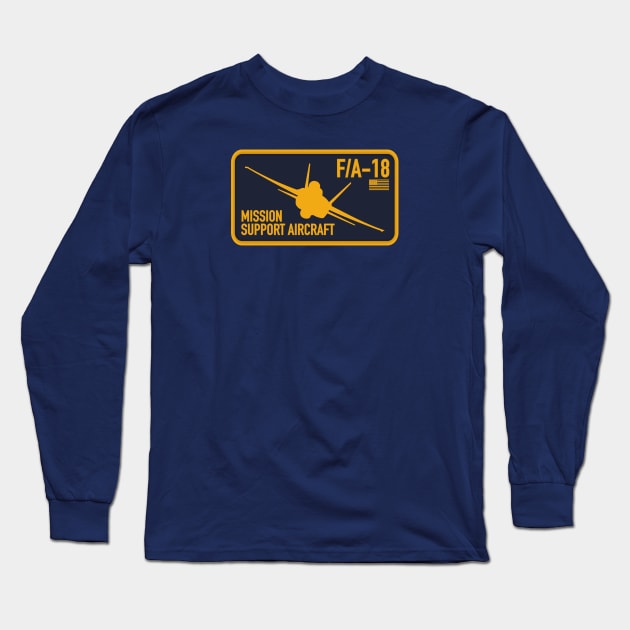 F/A-18 Hornet Long Sleeve T-Shirt by TCP